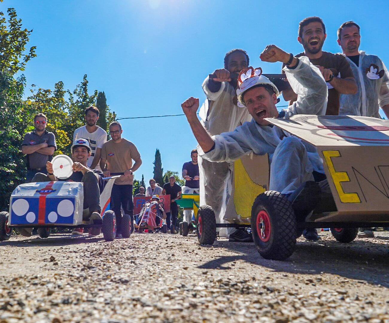 Cartoon Car Race