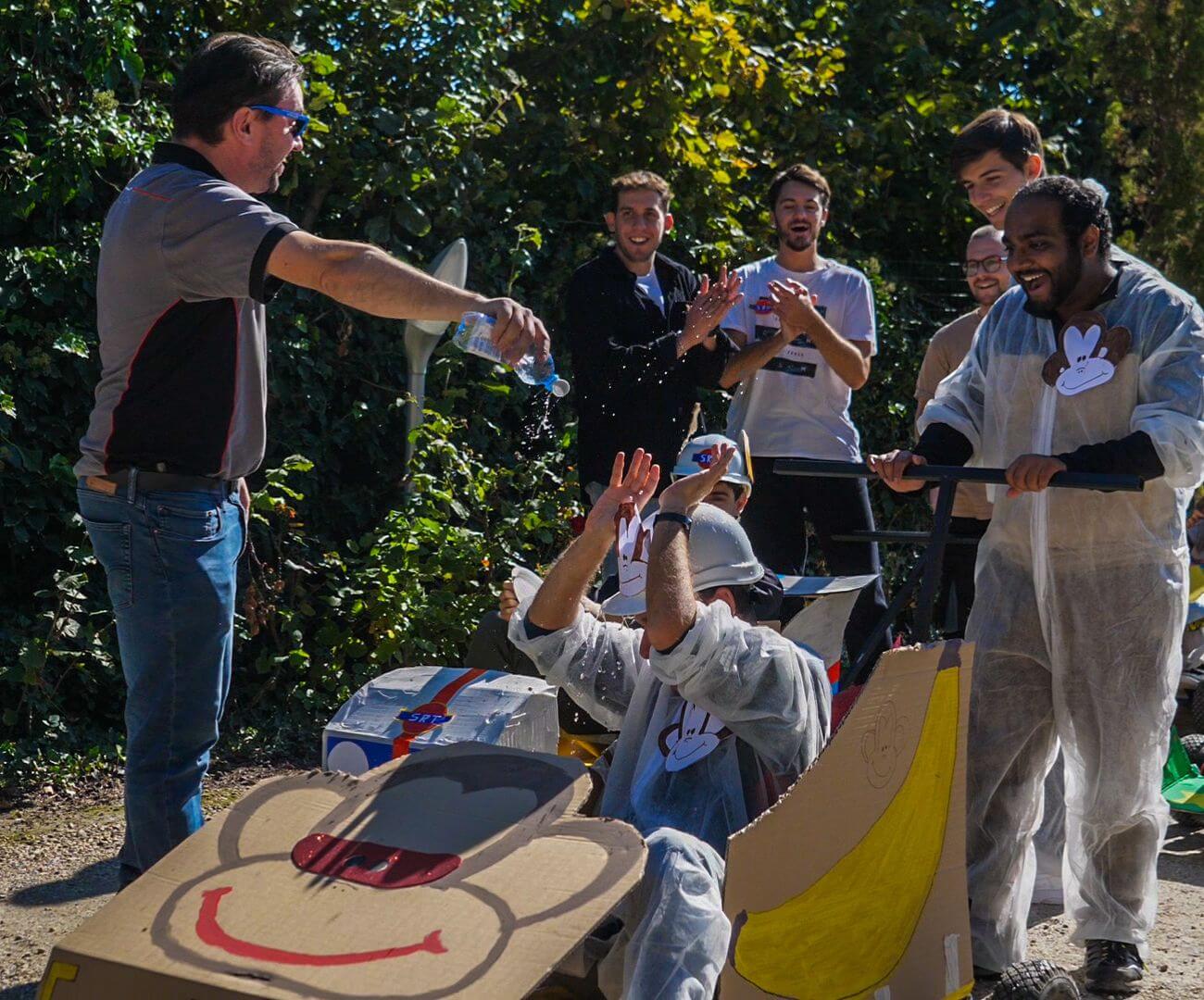 Cartoon Car Race